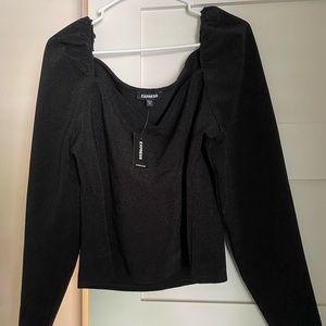 Express Ruffle Sleeve Shirt